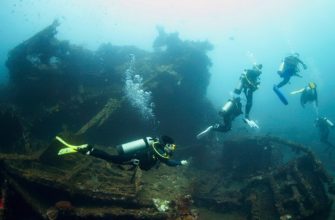Затонувшее судно Либерти на Бали в Туламбене