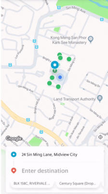 Шаг 2. Как заказать такси Grab